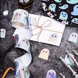 500 Holographic Ghost Stickers